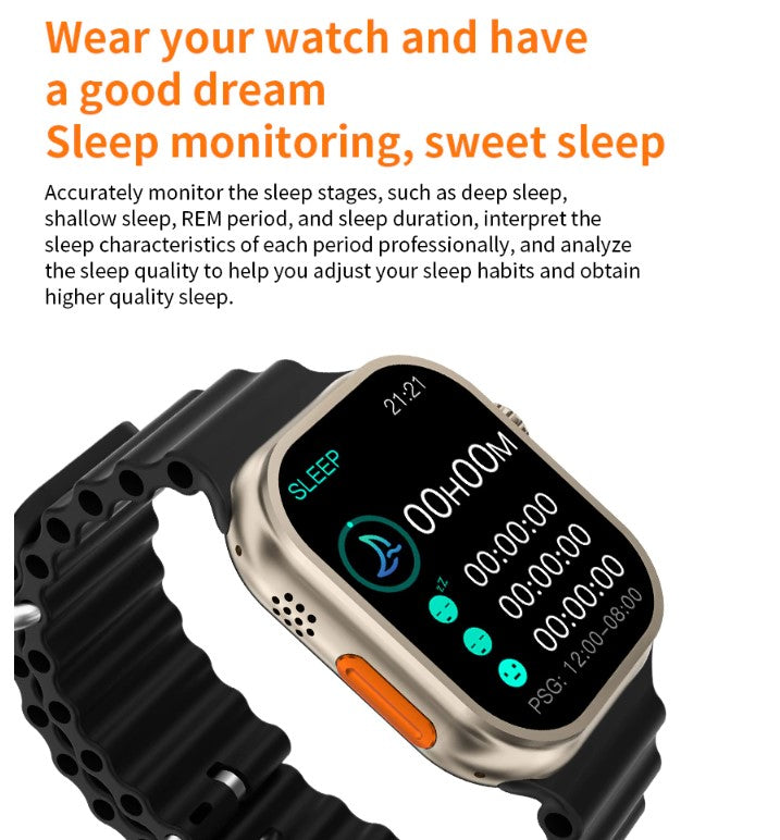 Smartwatch Combo, S8 Ultra Max 2023  color blanco, negro y verde